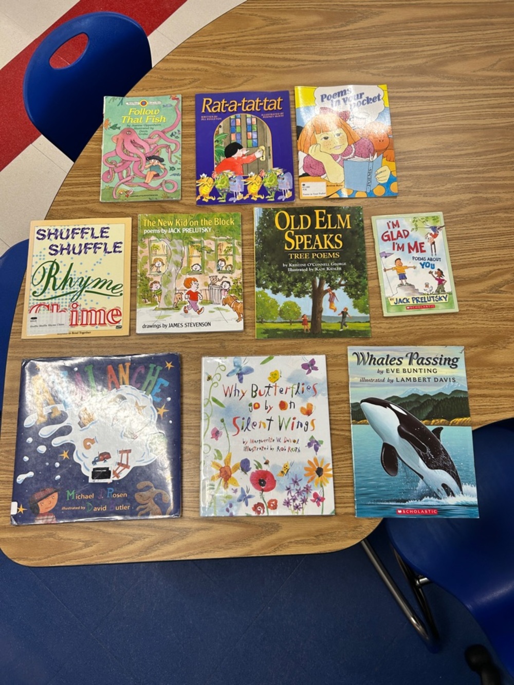 Children's Poetry Book Lot - Colorful Assorted Covers